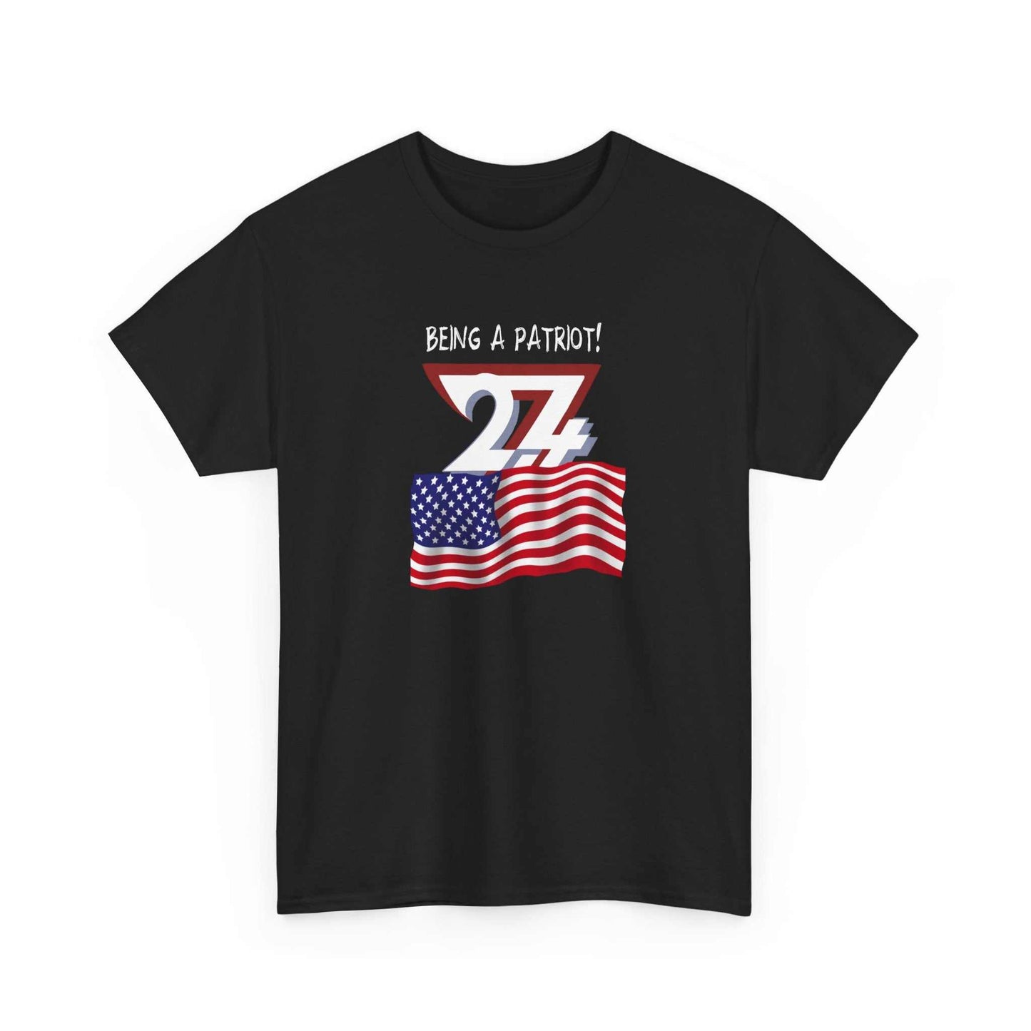 US Patriot T-shirt: US Patriot dark color Tee black