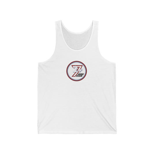 Unique Design 24/7 women's jersey tank top white