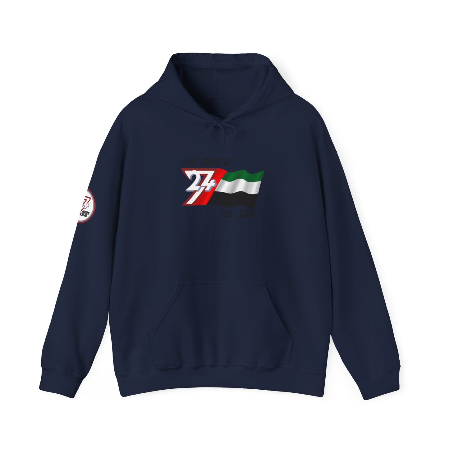 Unique Design United Arab Emirates Flag custom hoodie navy