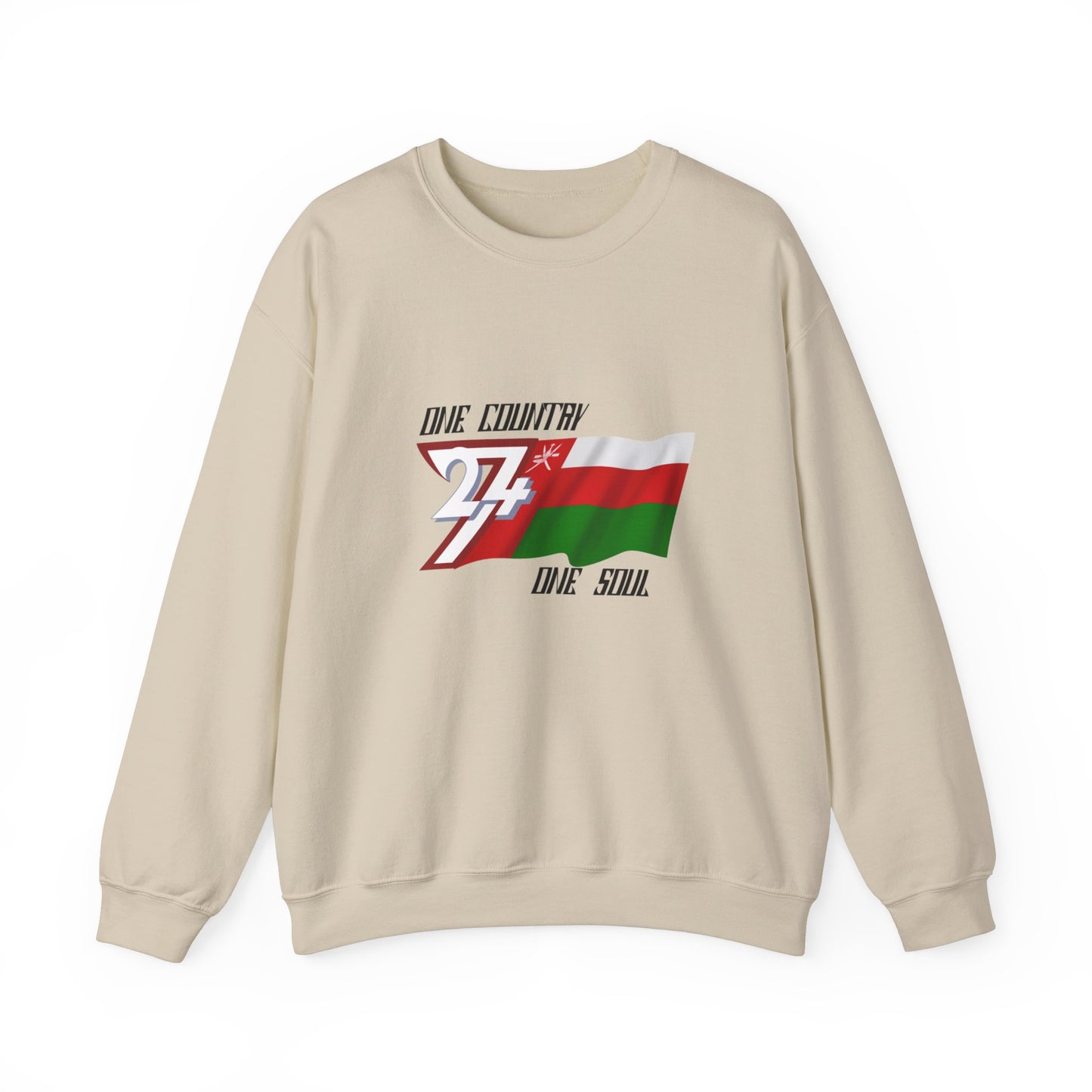 Unique Design Oman Flag sweatshirt sand