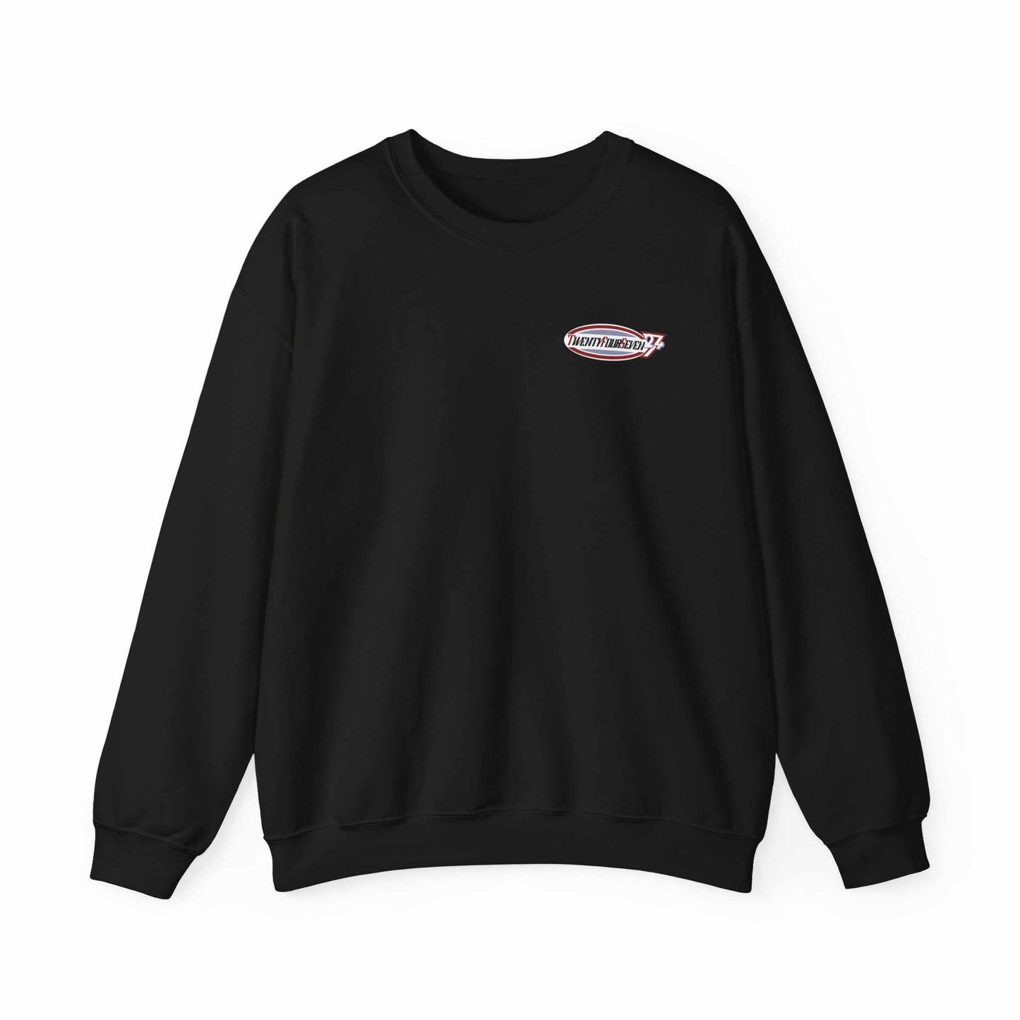 Unique Design TwentyFourSeven LOGO Heavy Blend™ Crewneck Sweatshirt black