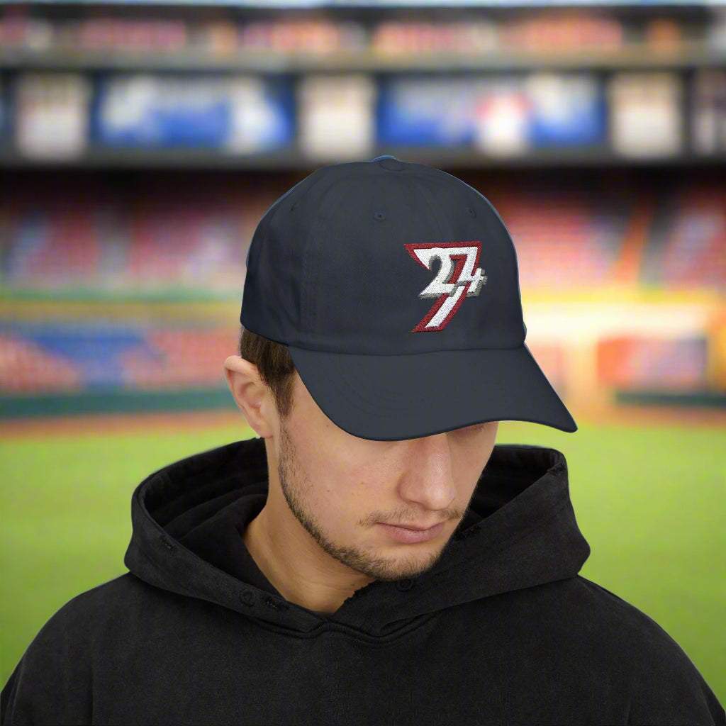 Baseball Hat Classic Dad Cap embroidered cap 24/7 Unique Designs navy