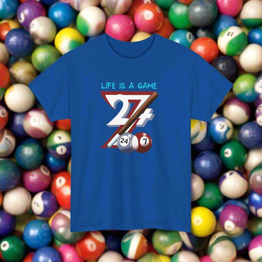 Billiard T-shirt Pool T-shirt billiard tee pool tee sport t-shirt royal