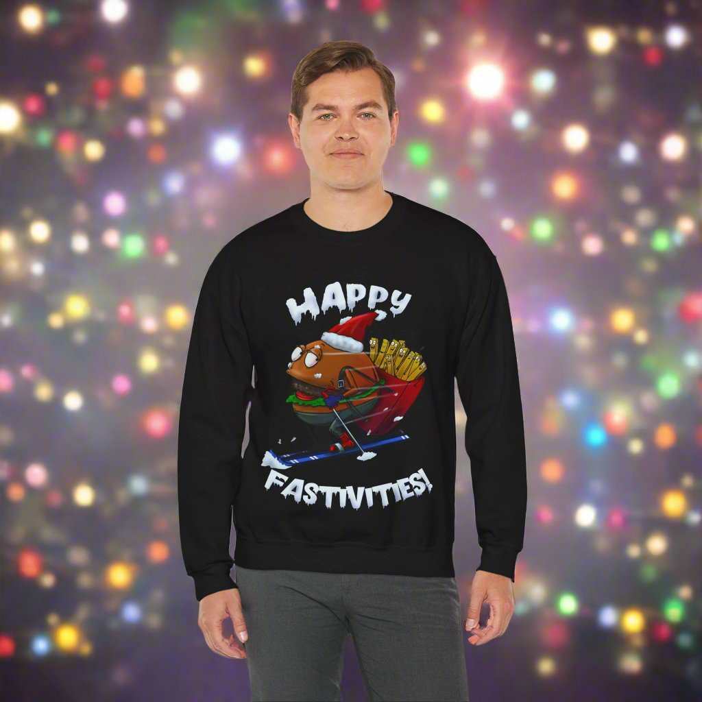 Christmas Jumper Sweatshirt black