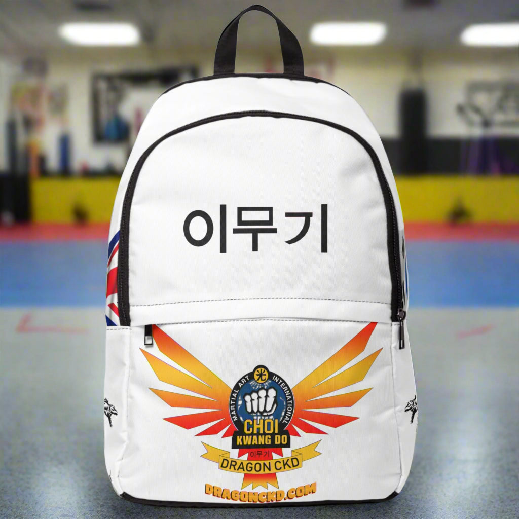 Custom Choi Kwang Do unique backpack with dragon design