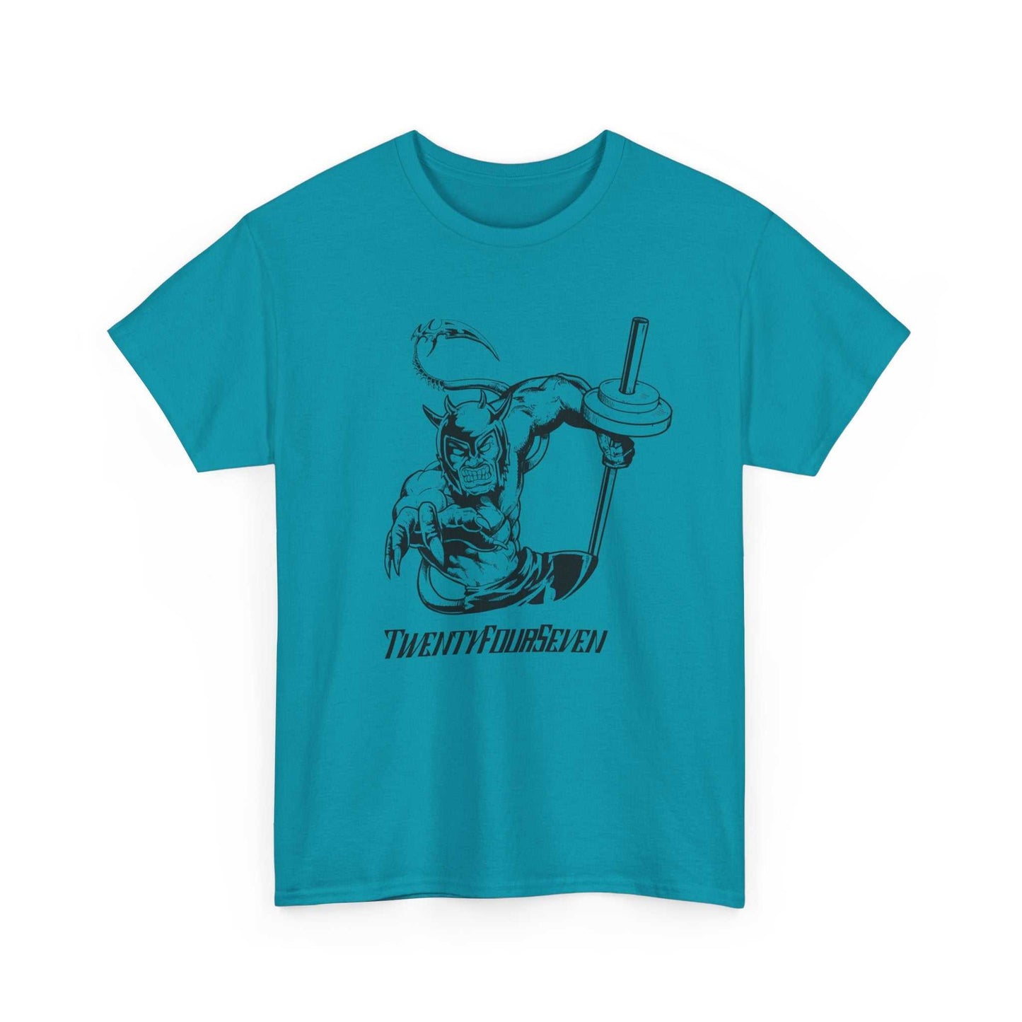 Dablo Gym t-shirt by Hi-TComics tropical blue