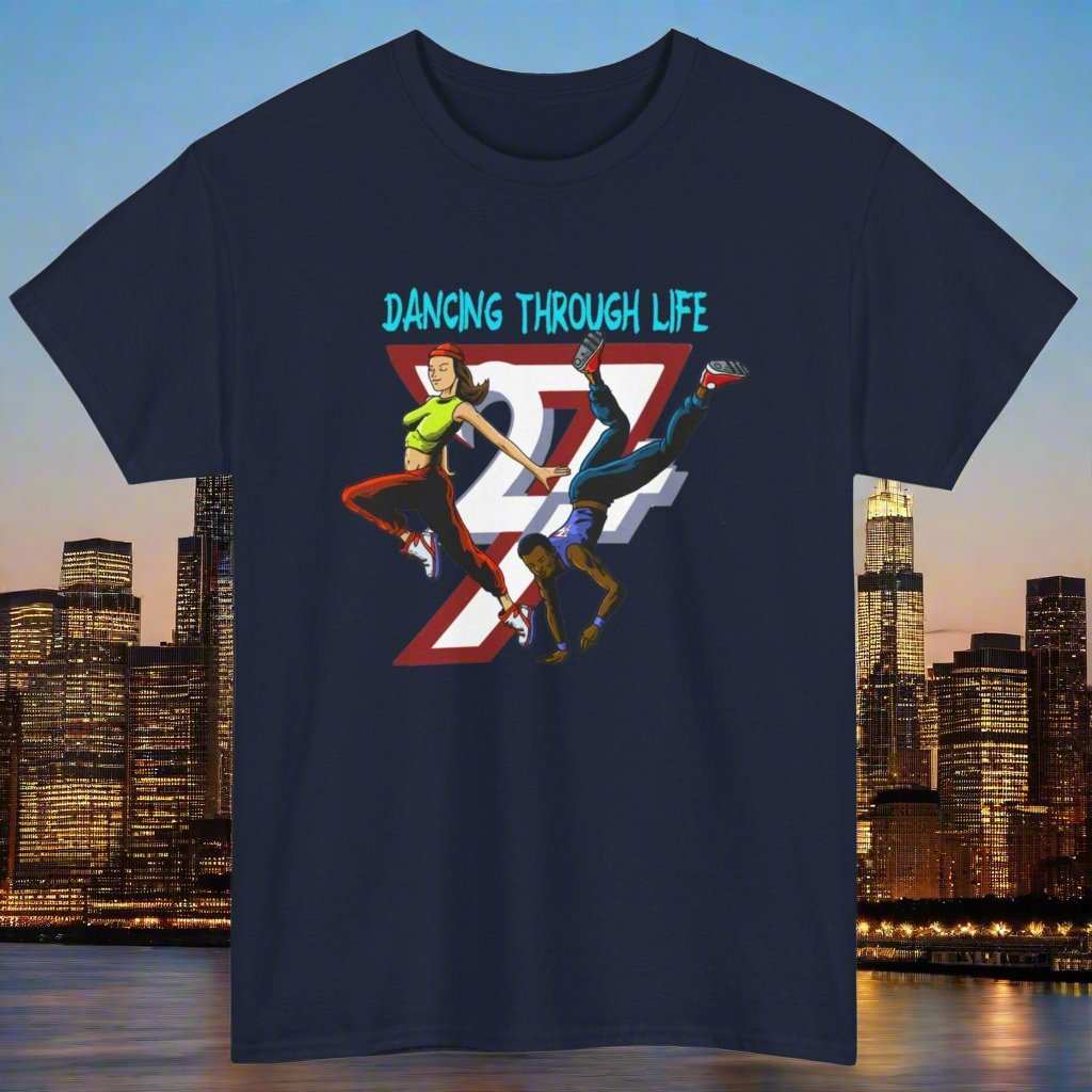 Dance T-shirt Street Dance custom tee dance tee by 24/7 Unique Designs navy