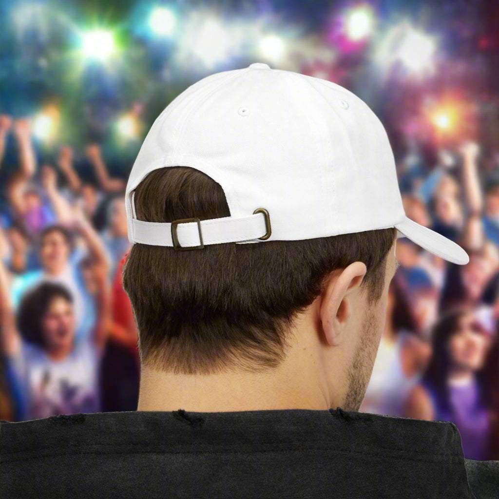 Embroidered Baseball Cap back view