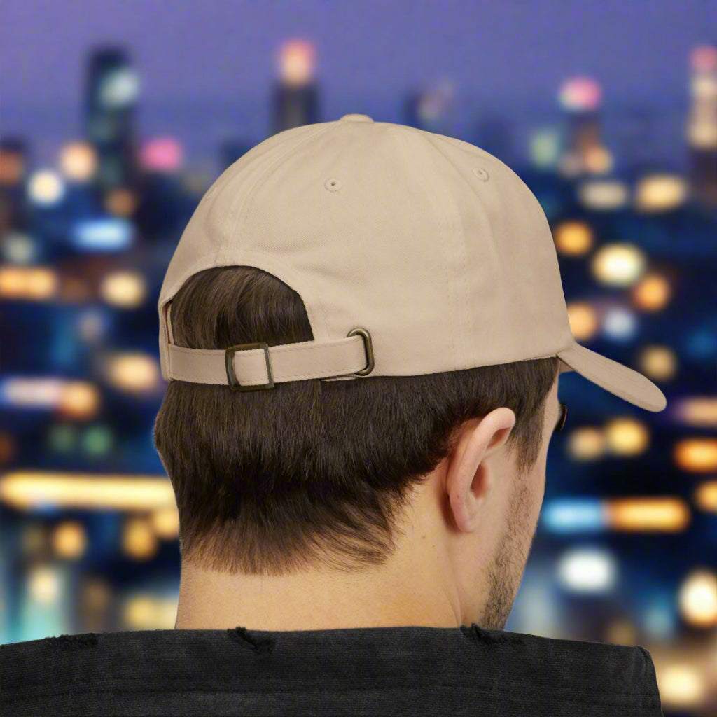 Embroidered Baseball Cap stone back view