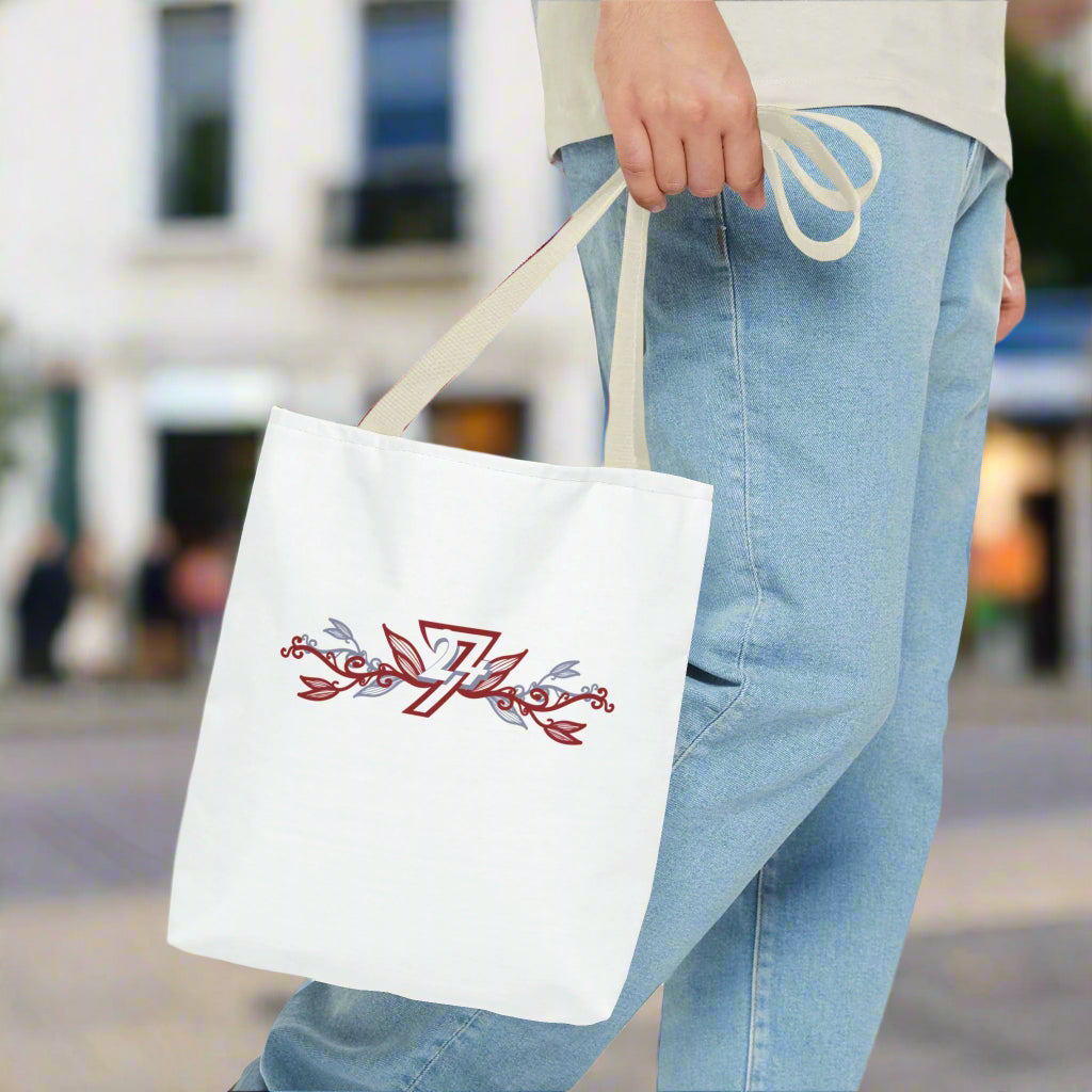 Floral tote bag with unique design