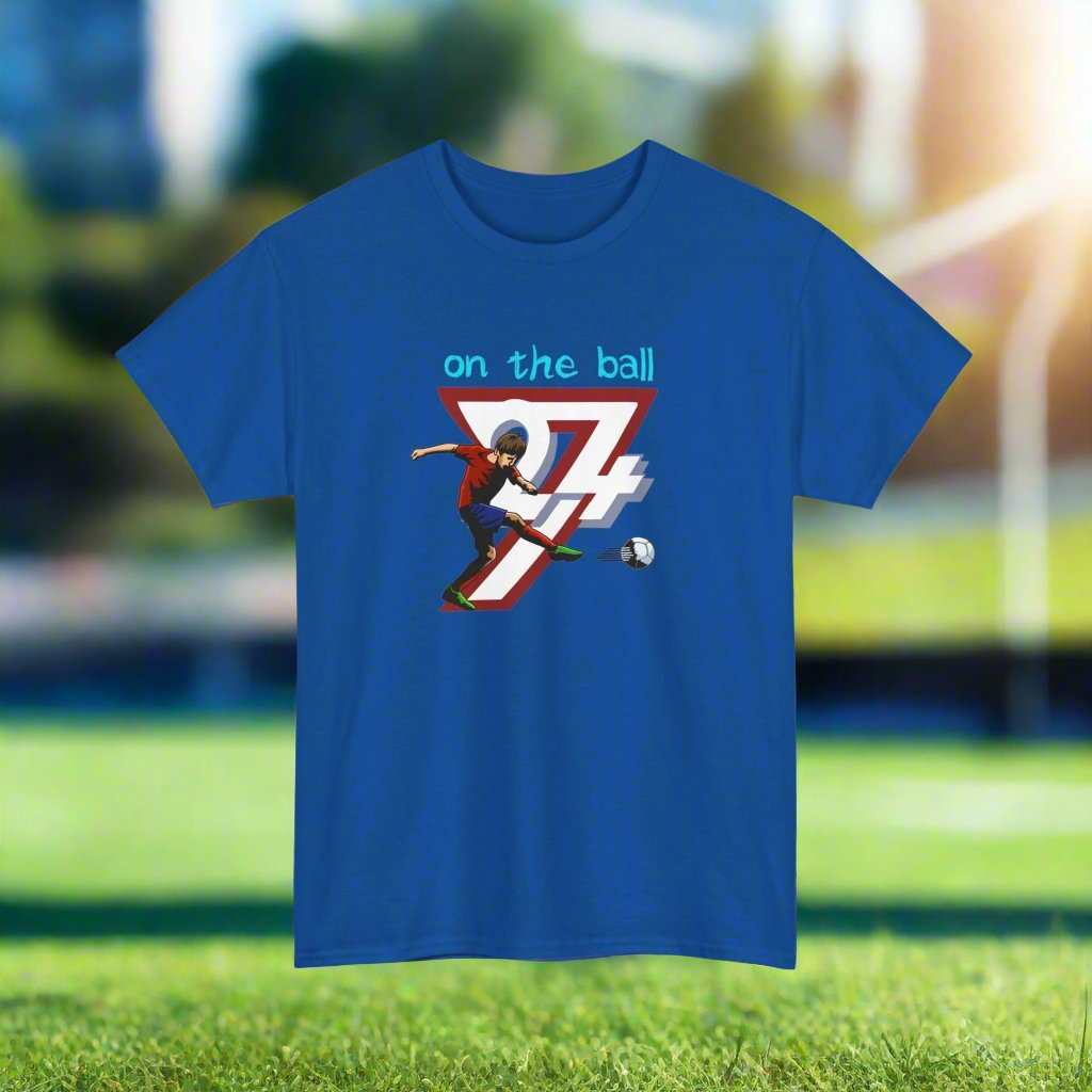 Football T-shirt soccer tee football tee soccer t-shirt sport t-shirt royal