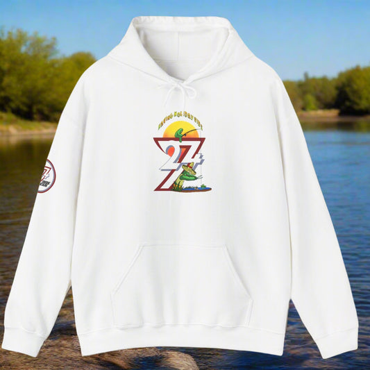 Funny Fishing Hoodie Summer Holiday Jumper Fishing Cactus On Hoodie white