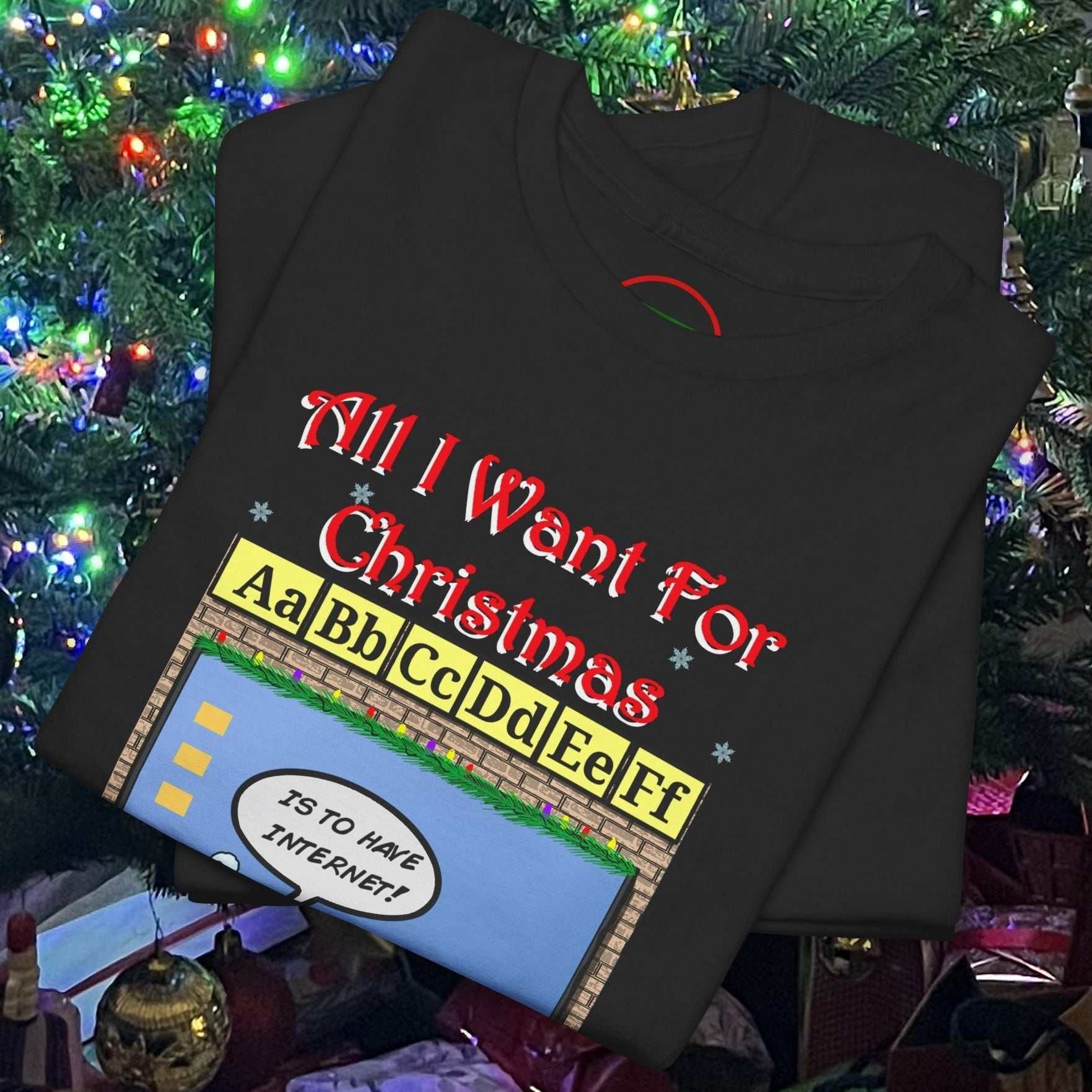 Funny Teacher Elf T-Shirt with Christmas theme and cartoon elf design, vibrant colors, perfect holiday gift for teachers