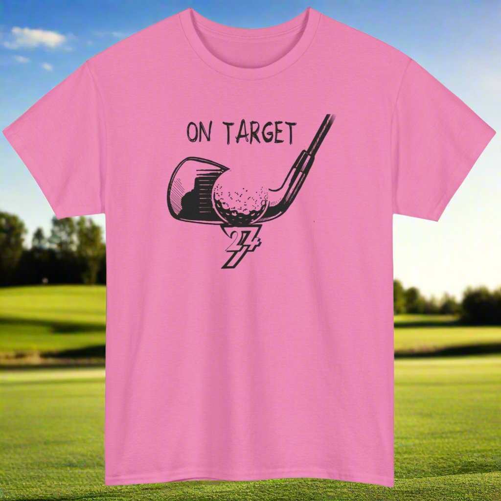 Golf T-shirt Golf tee sport polo golfing shirt by 24/7 Unique Designs azalea