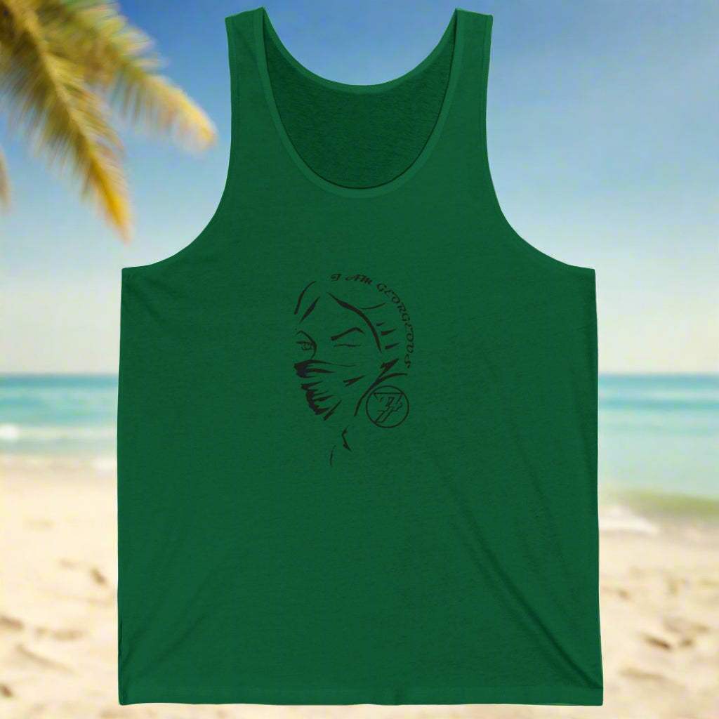 Gorgeous woman tank top kelly
