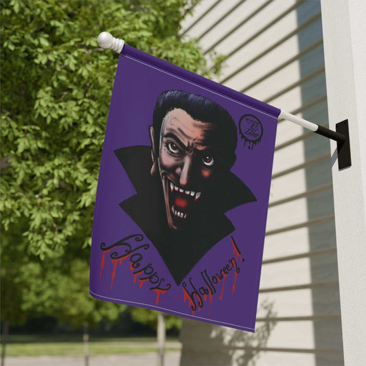 Halloween Vampire Decoration Scary Vampire Garden & House Banner on pole