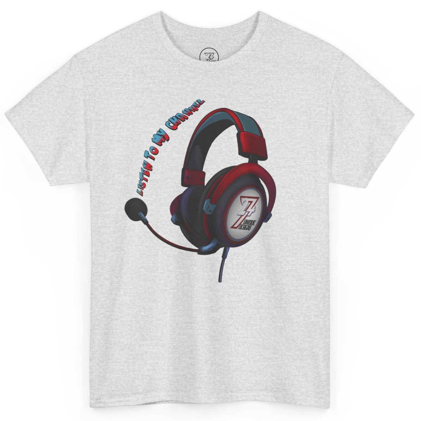 Headphone t-shirt by 24/7 Unique Designs
