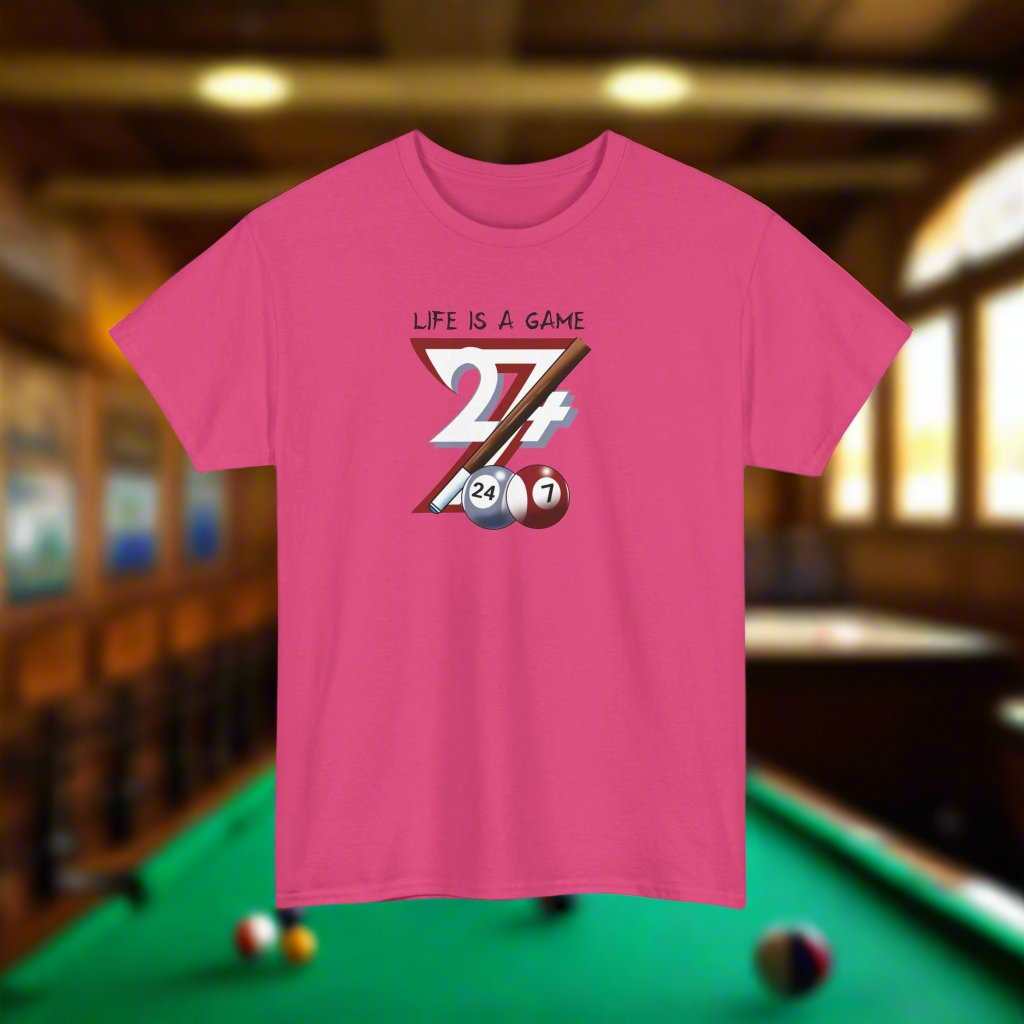 Pool T-shirt sport tee pool design on tee billiard t-shirt printed tee heliconia