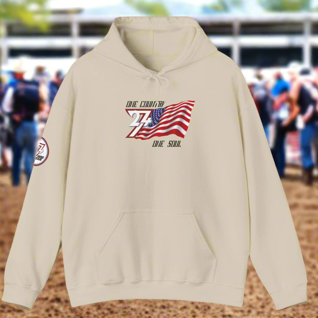 Premium USA Hoodie - American Pride Patriotic Apparel unique gift sand color