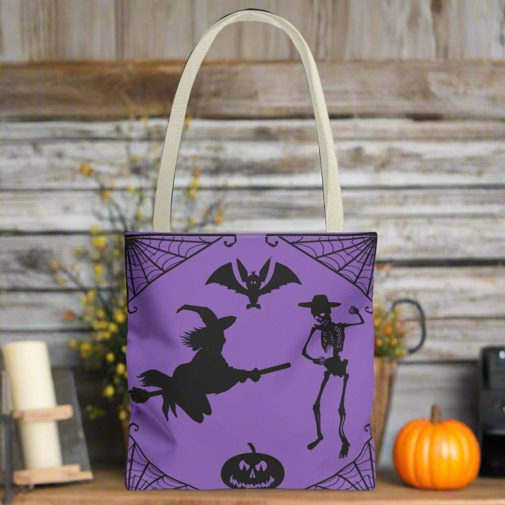 Spooky Halloween Tote Bag medium beige front