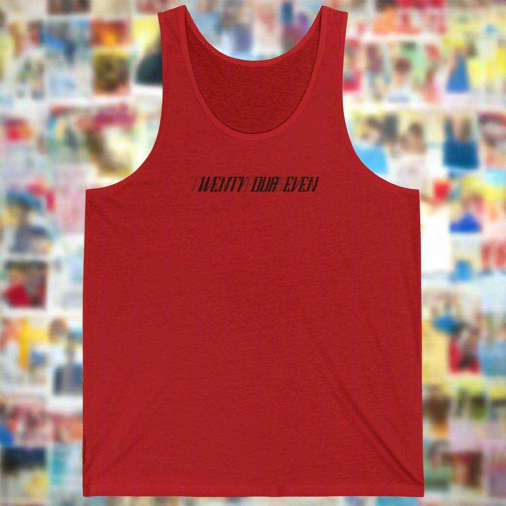 Stylish Woman Top Twentyfourseven Jersey Tank red
