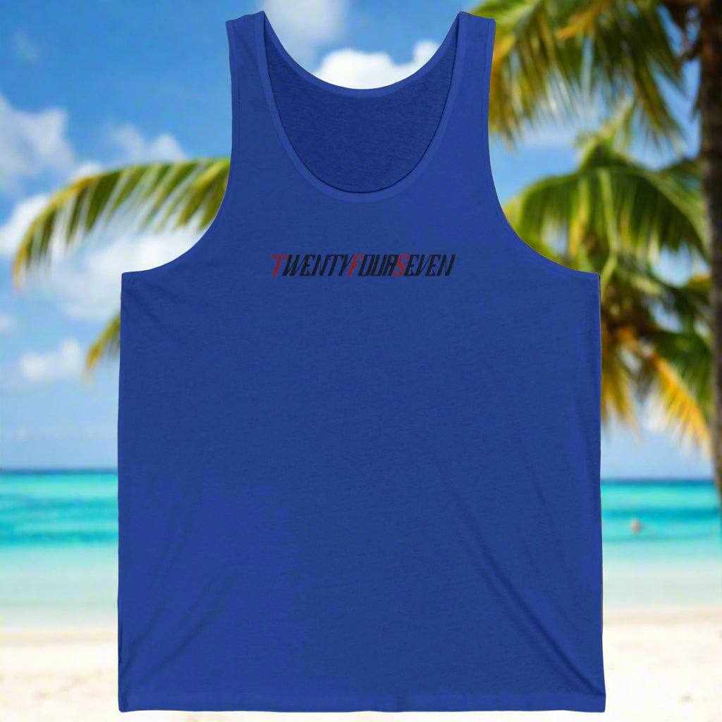 Stylish Woman Top Twentyfourseven Jersey Tank true royal