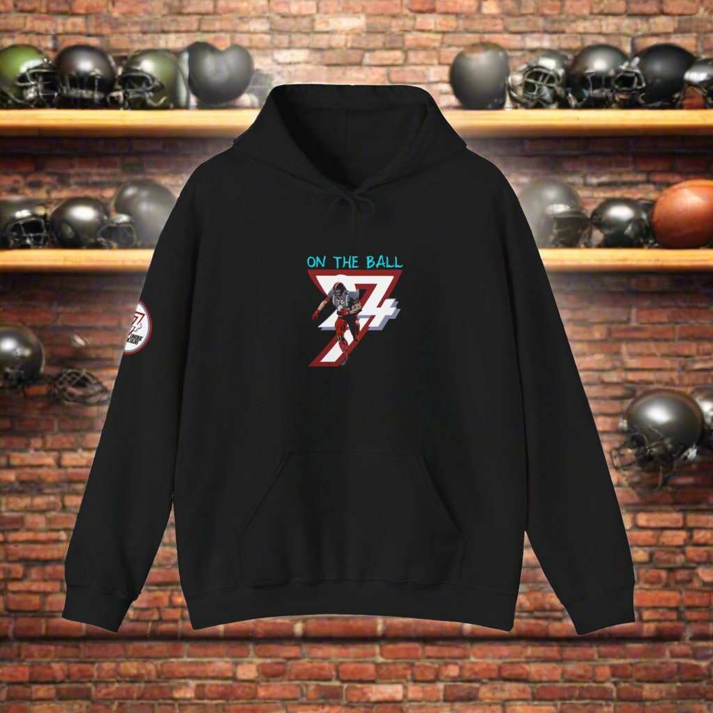 Unique Design American Football Hoodie black