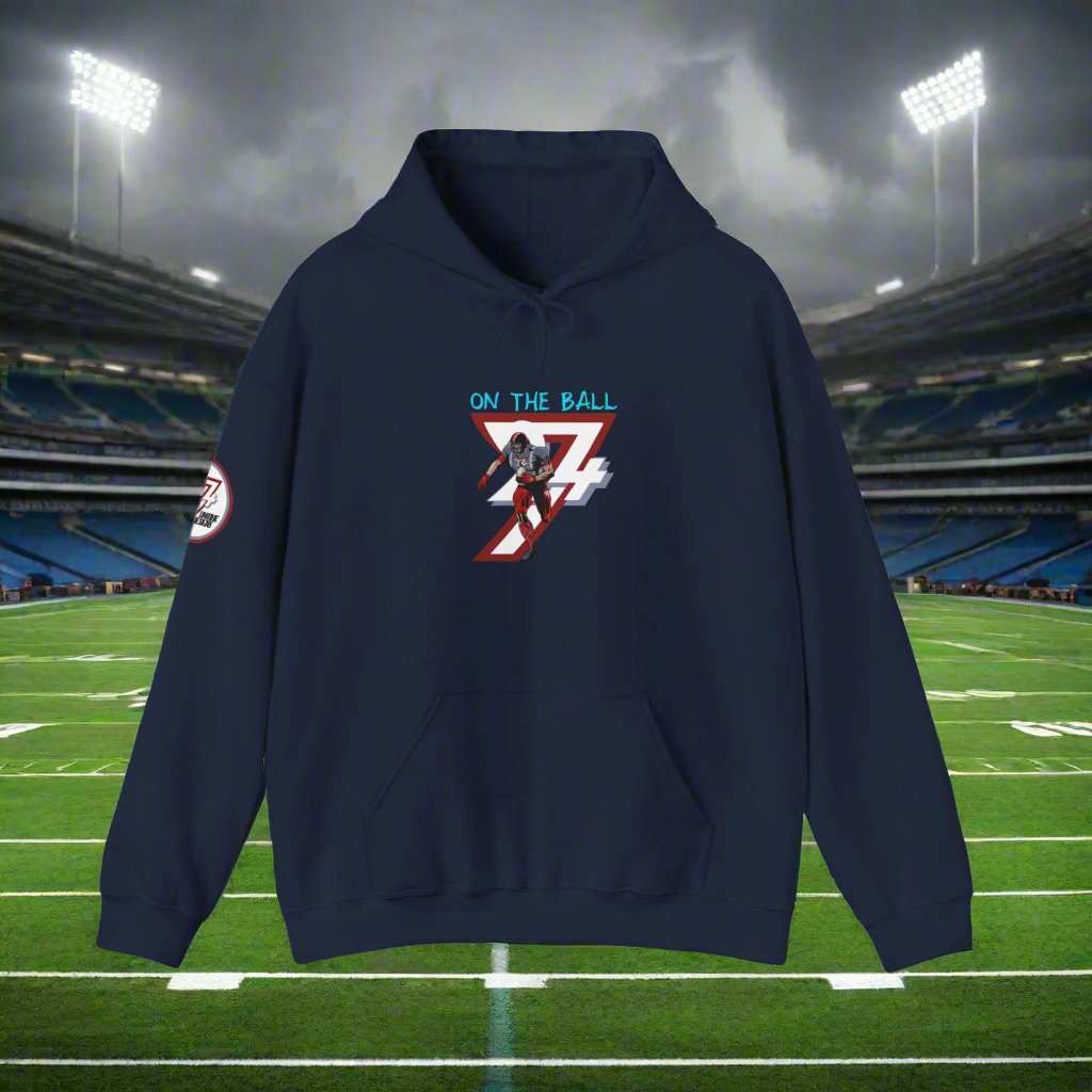 Unique Design American Football Hoodie navy