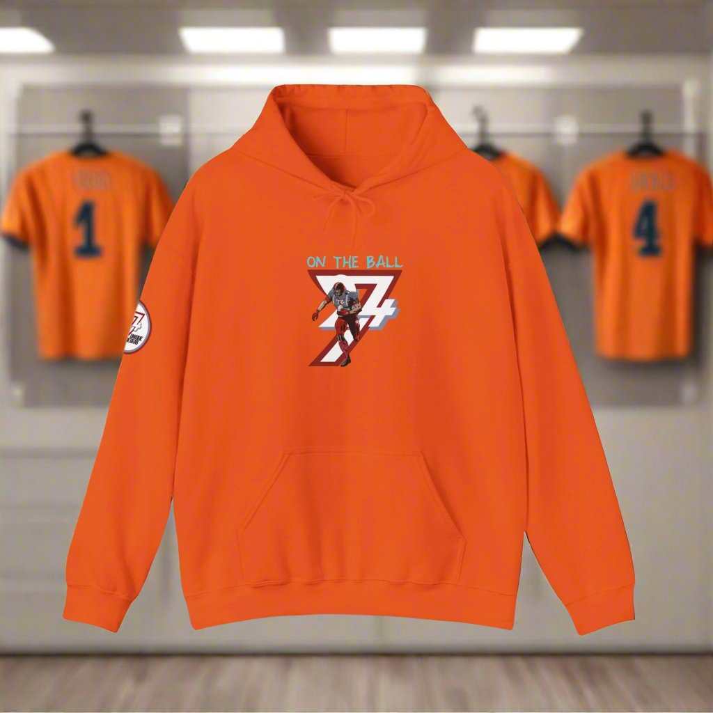 Unique Design American Football Hoodie orange