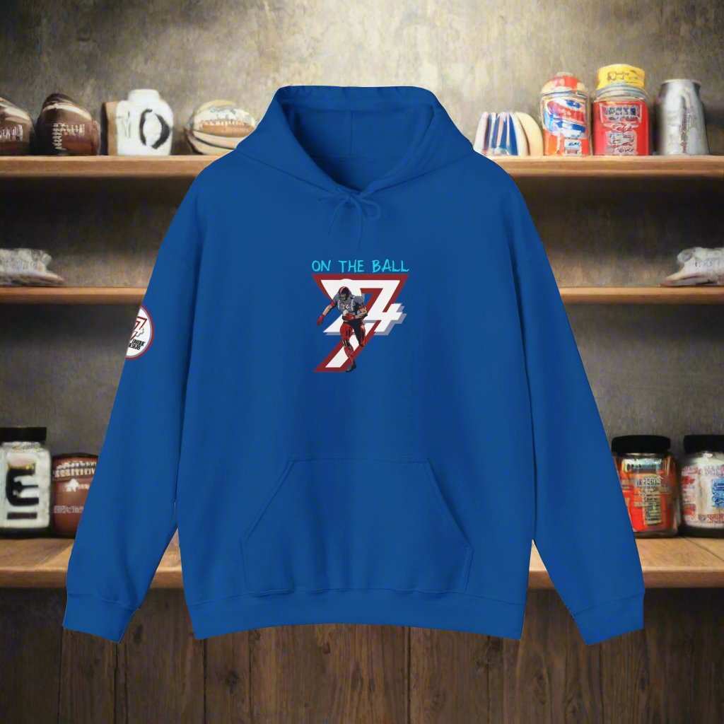 Unique Design American Football Hoodie royal blue