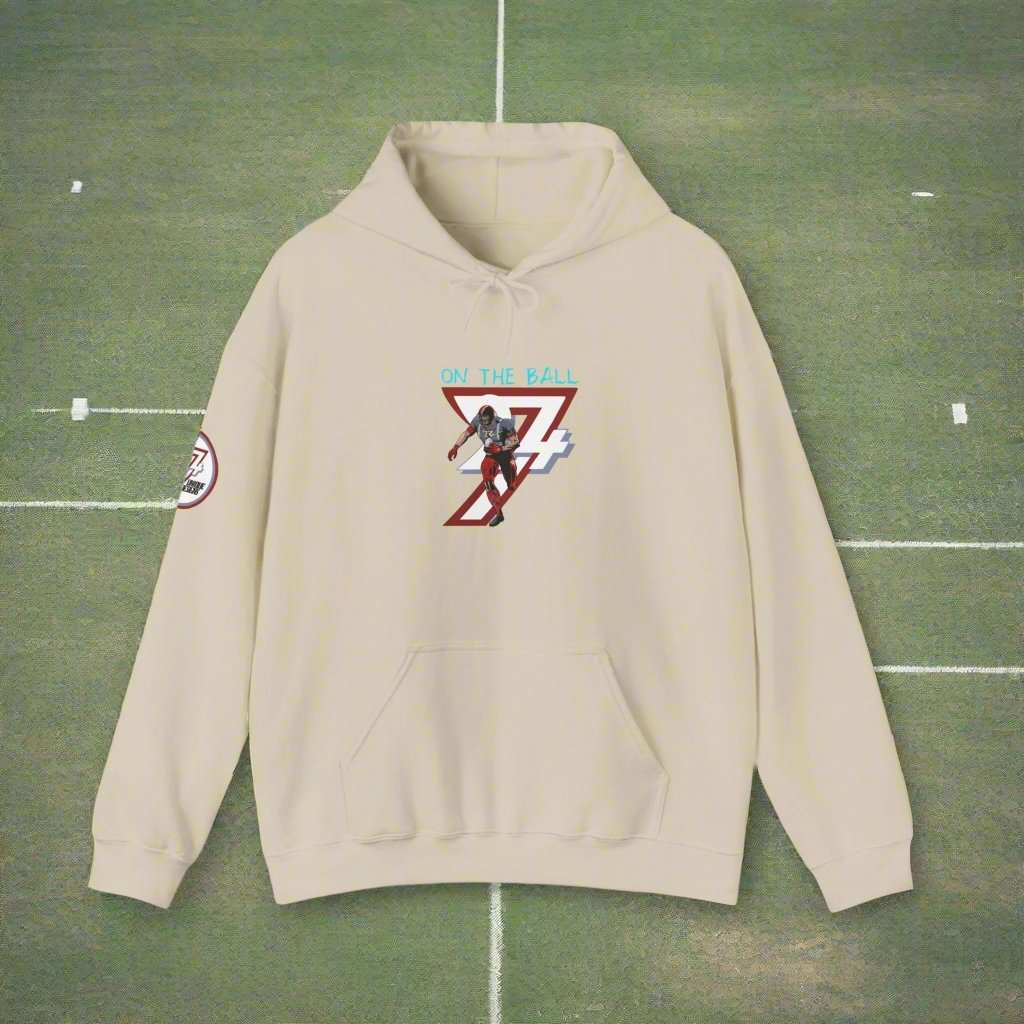 Unique Design American Football Hoodie sand