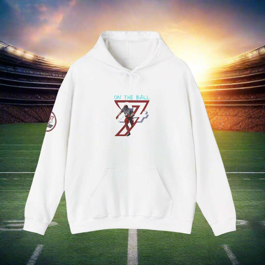 Unique Design American Football Hoodie white