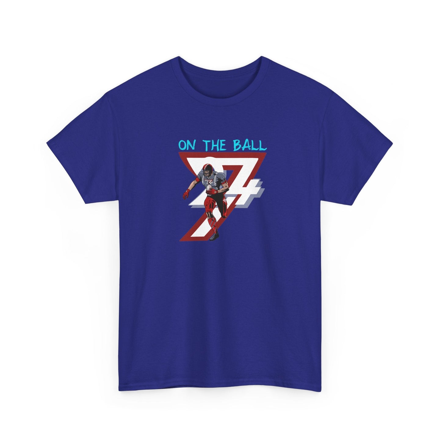 Unique Design American Football T-shirt cobalt