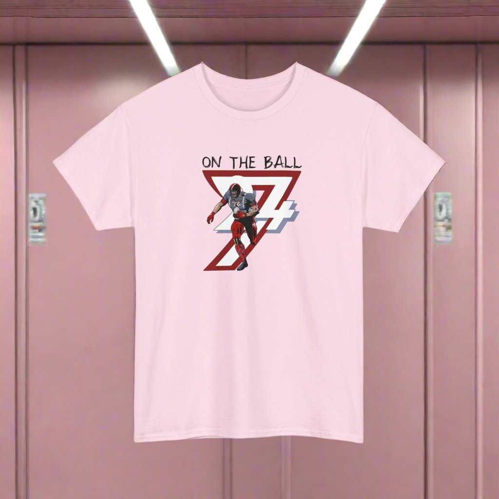 Unique Design American Football T-shirt light pink