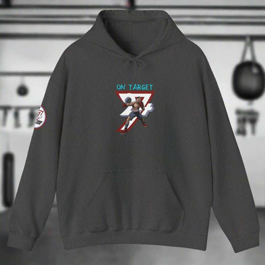 Unique Design boxing sport Hoodie dark heather