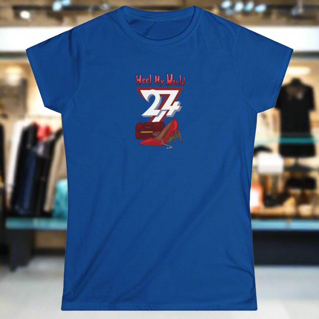 Unique Women Tee women top Women T-shirt by 24/7 Unique Designs royal