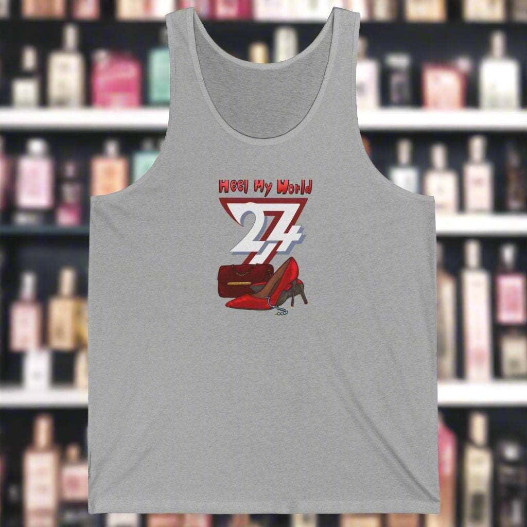 Unique tops for women jersey tank athletic heather