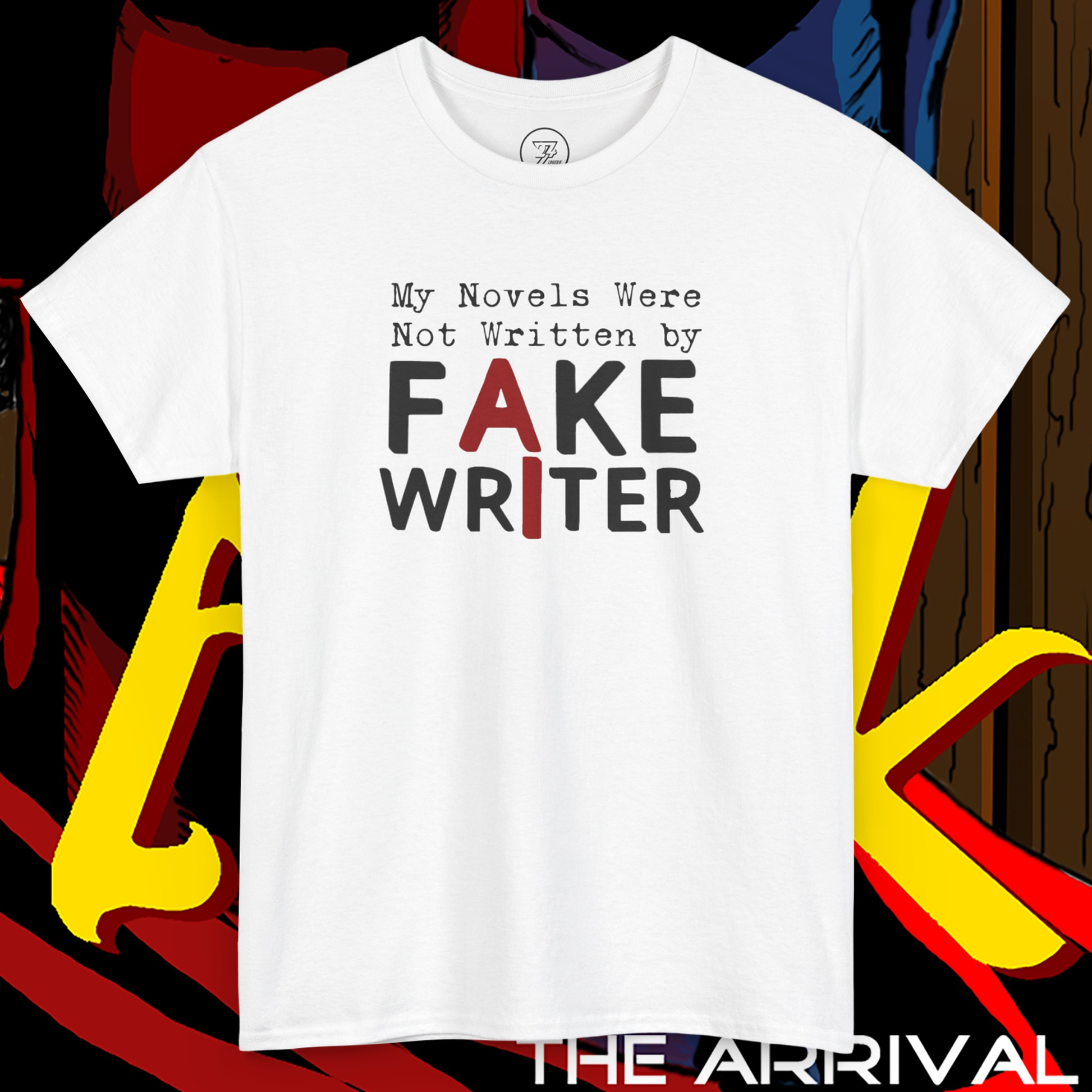 Writers t-shirt AI art t-shirt AI t-shirt writers tee by 24/7 Unique Designs front