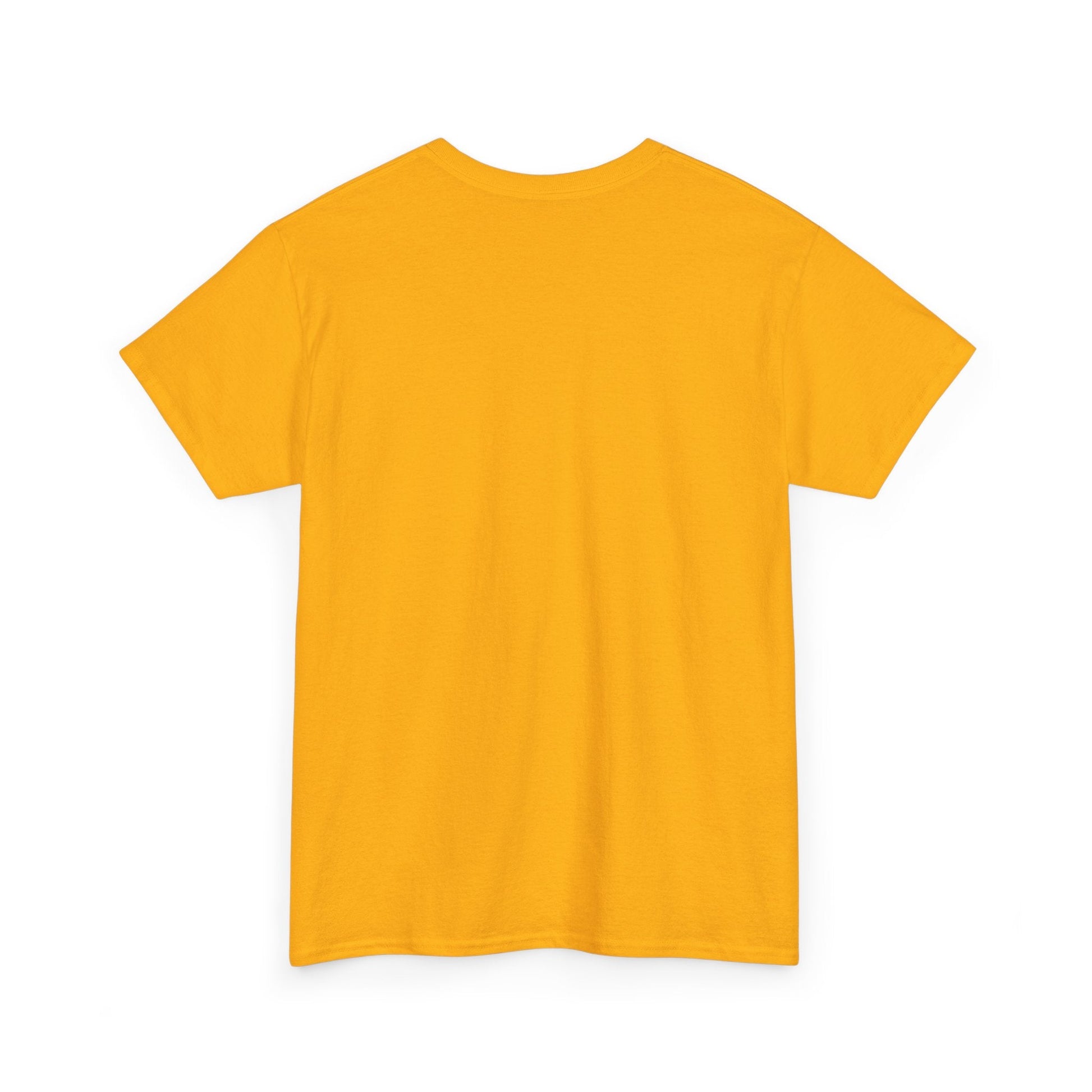 Back view of the Gold Brazil Flag Tee