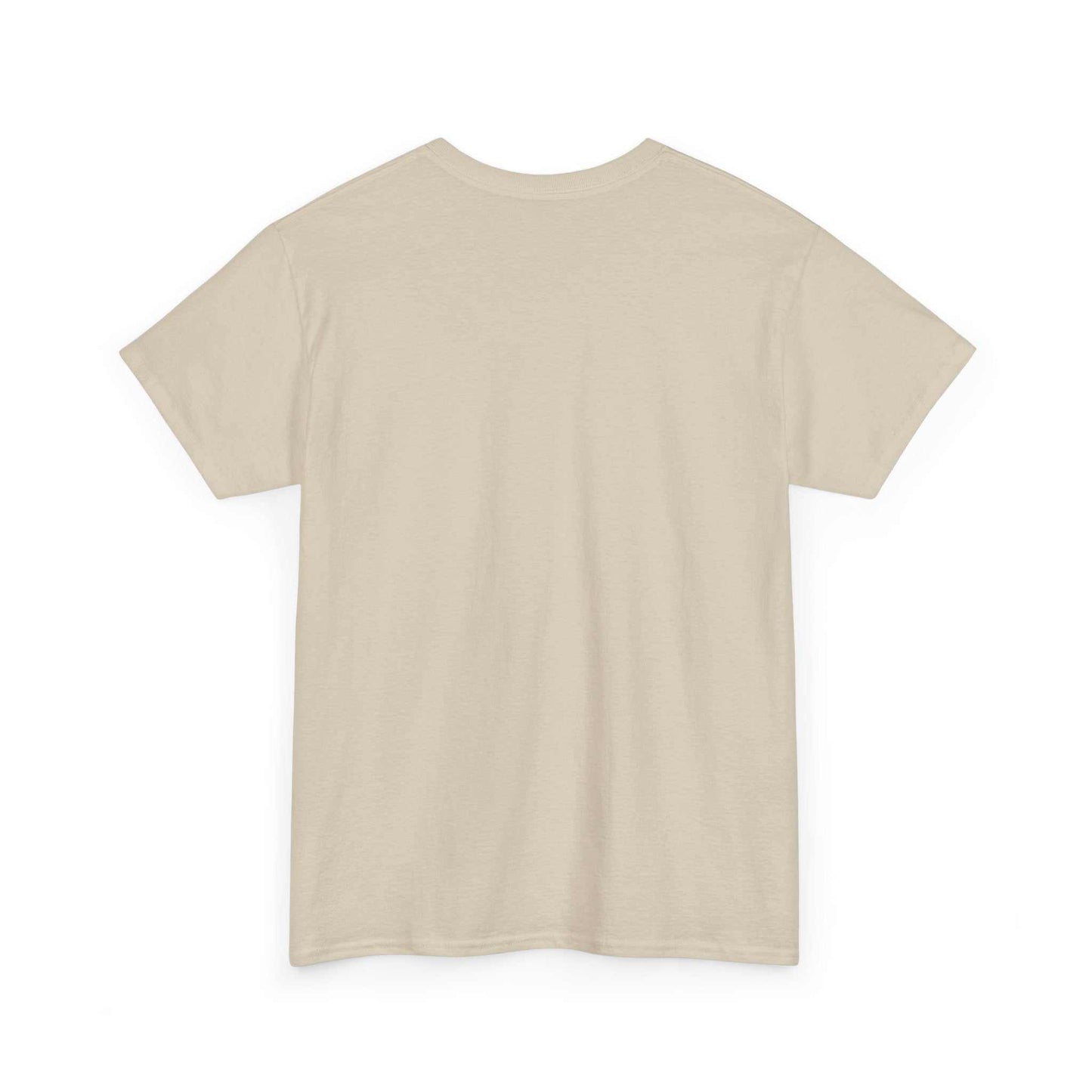 Back view of beige England Graphic Tee