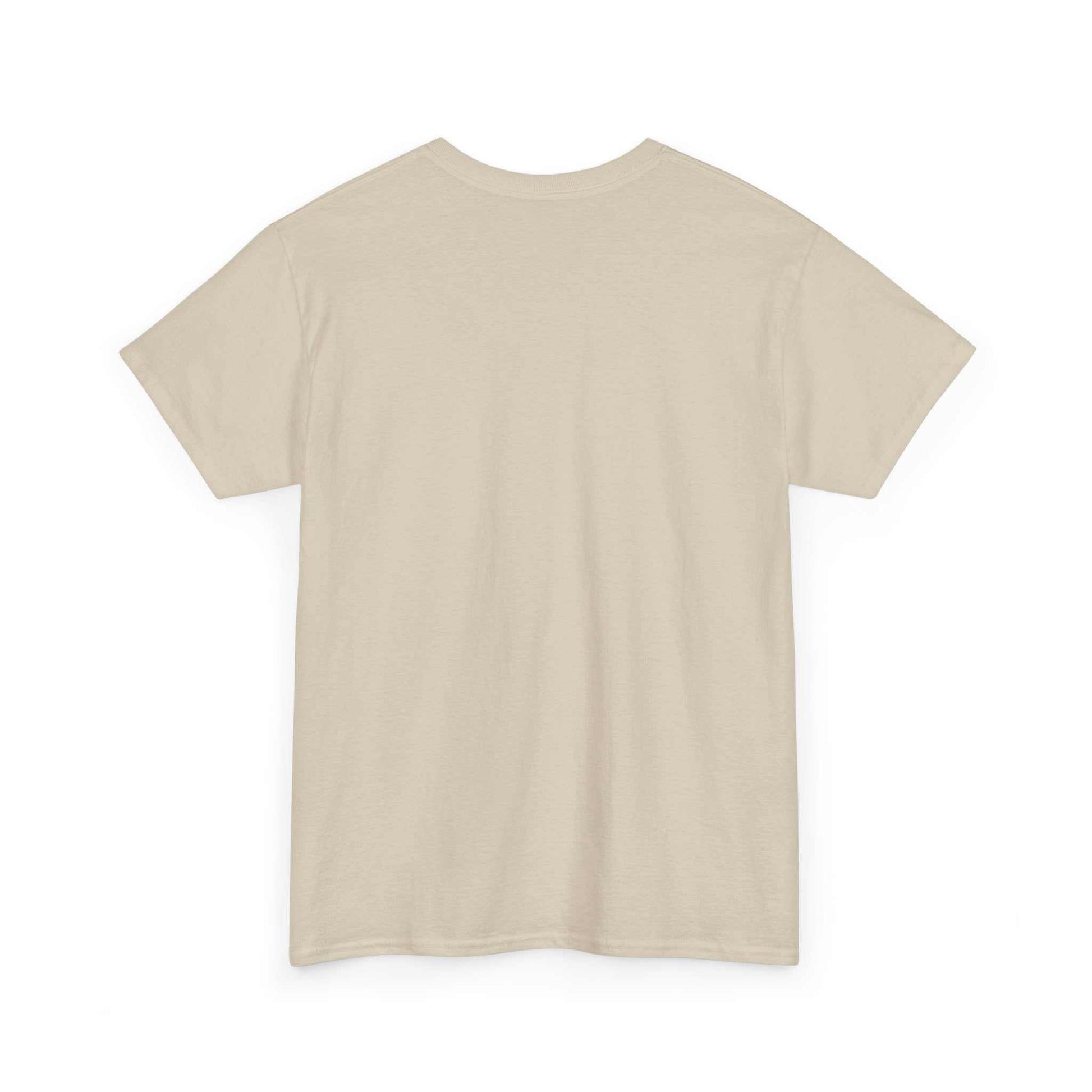 Back view of beige England Graphic Tee