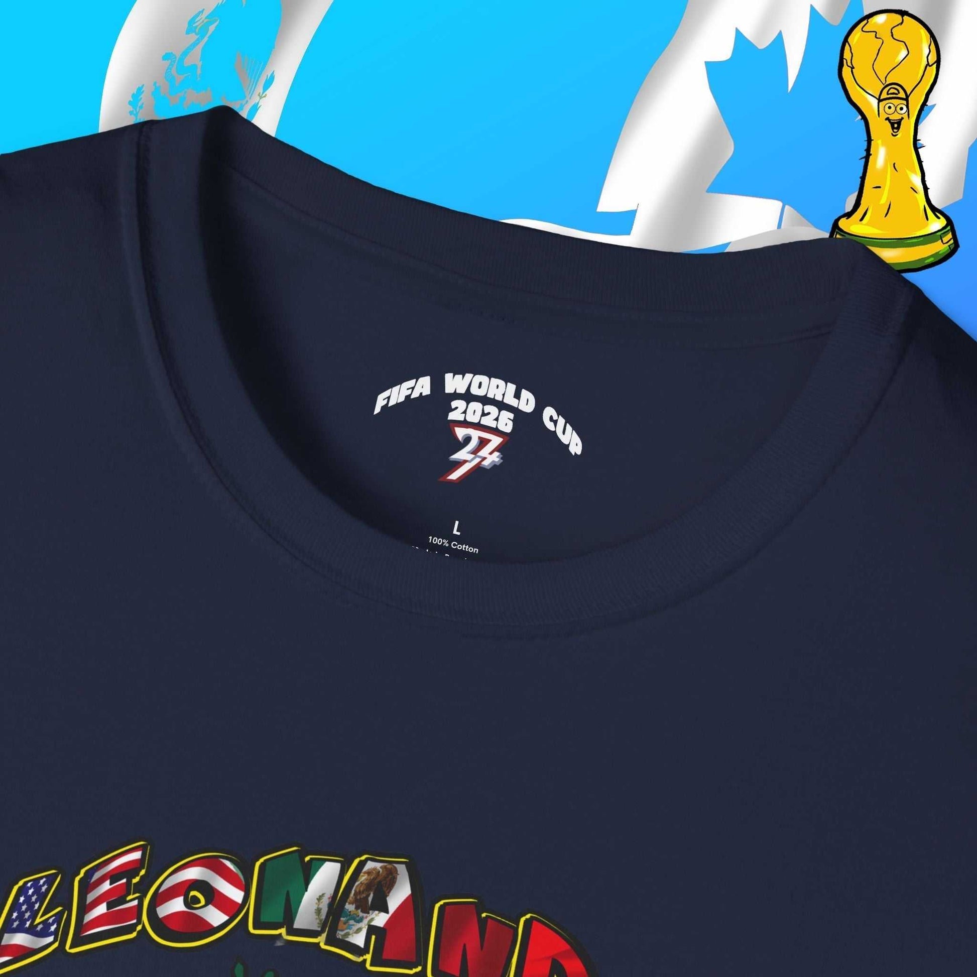 Macro view of the inner collar branding featuring the signature 2026 World Cup text and the 24/7 Unique Designs logo.