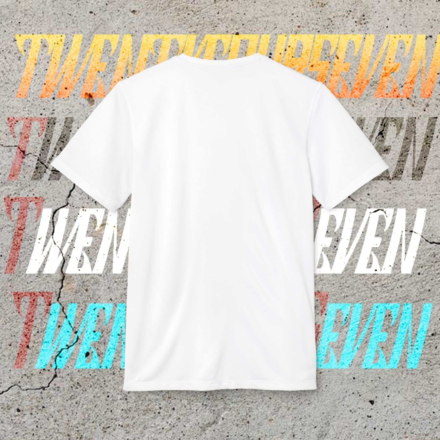 Rear view of the plain White Adidas 2026 World Cup performance tee, showing the 100% recycled polyester mesh and moisture-wicking fabric texture.